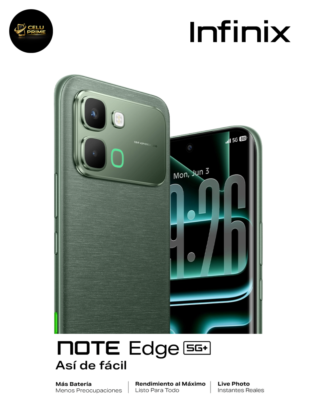INFINIX Note Edge 5G 256GB + 8GB