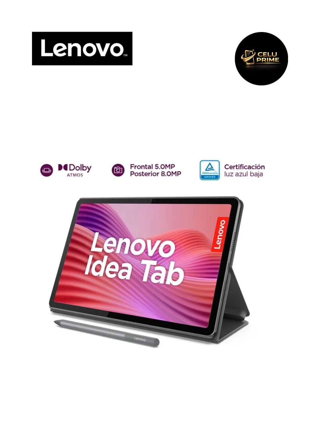 Lenovo Idea Tab 11" WIFI 128GB+8GB TB336FU + Folio y Lapiz